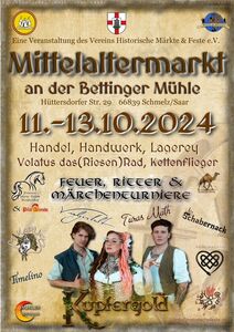 Mehr über den Artikel erfahren Mittelaltermarkt an der Bettinger Mühle