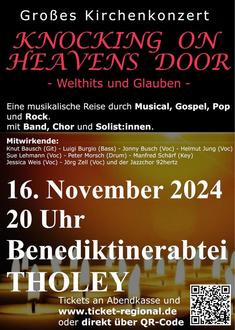 Mehr über den Artikel erfahren Kirchenkonzert: Knocking on Heavens Door