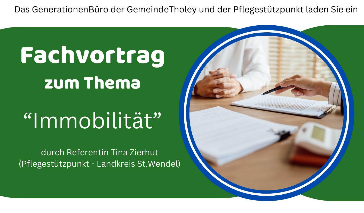 Mehr über den Artikel erfahren Fachvortrag zum Thema Immobilität